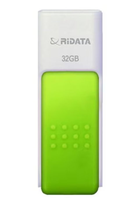 FLASH USB 3.0 RIDATA 32GB HB5 VERDE  RETRACTABIL 97998 [1]