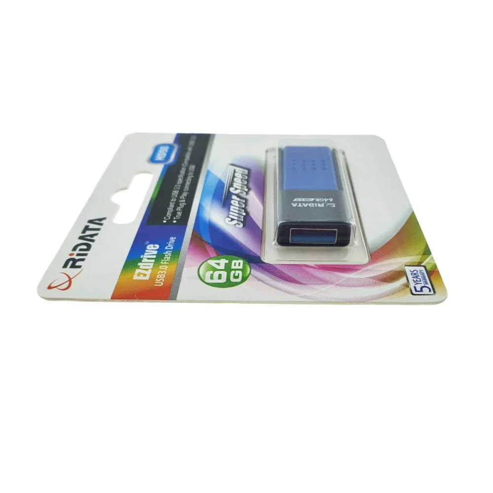 FLASH USB 3.0 RIDATA 64GB HD50 ALBASTRU  RETRACTABIL 97097 [3]