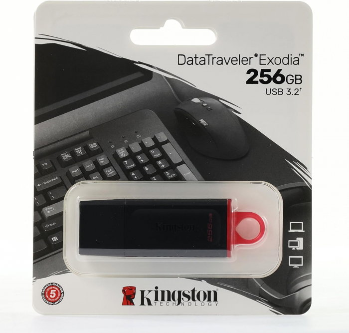 TEC FLASH USB 3.2 KINGSTON DATA TRAVEL EXODIA 256 GB DXT-256GB [5]