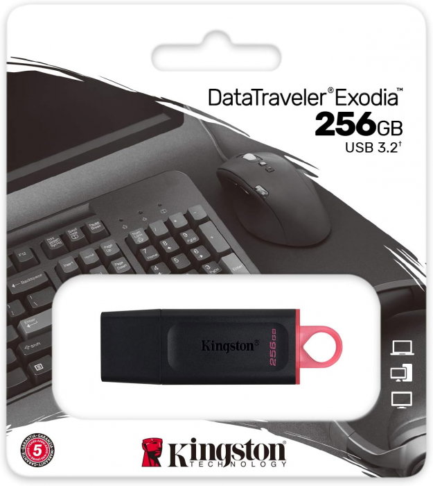 TEC FLASH USB 3.2 KINGSTON DATA TRAVEL EXODIA 256 GB DXT-256GB [3]