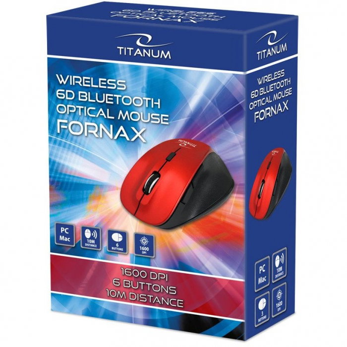 TEC MOUSE OPTIC FARA FIR 6D BLUETOOTH TITANIUM TM122R/94658 [2]
