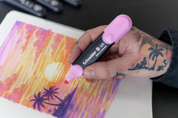 Textmarker Schneider Job Sunset Dreams 6 Culori/Set TMK055 [9]