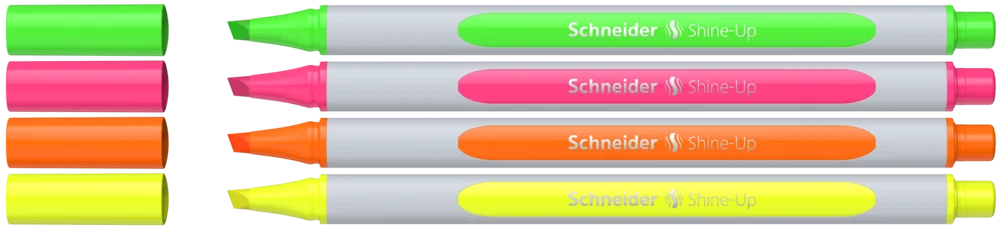 Textmarker Schneider Shine-Up 4 Culori/Set TMK054 [2]