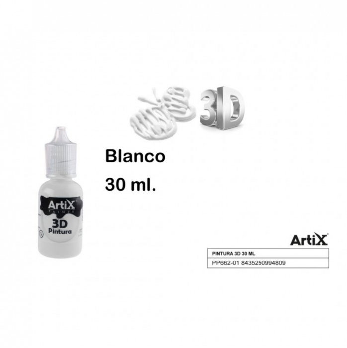VOPSEA ACRILICA 3D IPB 30ML ALB PP662-01 [1]
