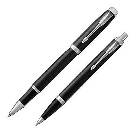 Seturi Instrumente de lux - PARKER SET DUO IM ROLLER + PIX CT, BLACK 160458A