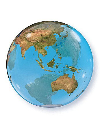 GOD BALON FOLIE ALUMINIU QL Bubble "GLOBE", 56cm 16871 [2]
