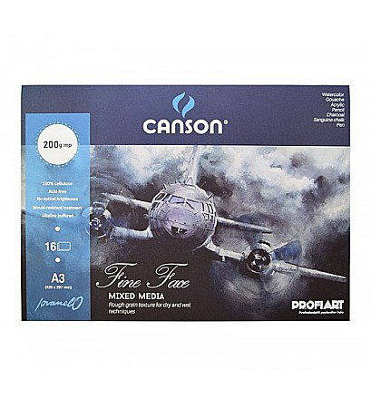Blocuri de desen profesionale - PR BLOC FINE FACE CANSON WRUM A5 16F/200GR