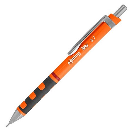 Creioane mecanice - CREION MECANIC ROTRING TIKKY 0.7MM PORTOCALIU NEON RO2007211