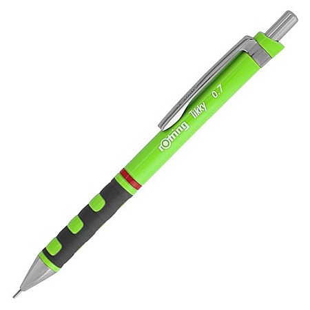 Creioane mecanice - CREION MECANIC ROTRING TIKKY 0.7MM VERDE NEON RO2007216