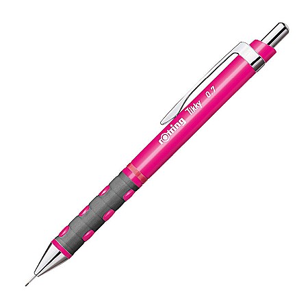 Creioane mecanice - CREION MECANIC ROTRING TIKKY 0.7MM ROZ NEON RO2007218