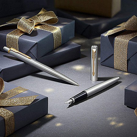 PARKER STILOU JOTTER ROYAL STAINLESS STEEL GT M 160054 [6]