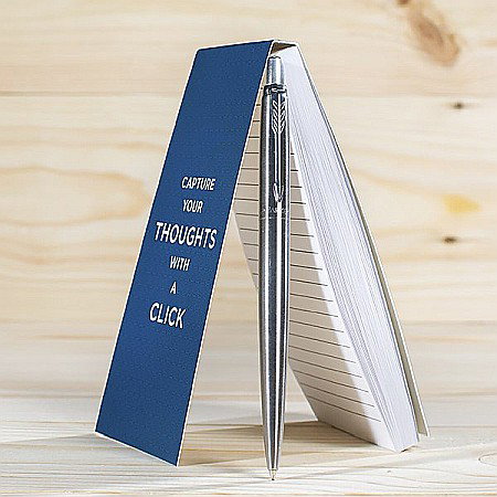 PARKER SET PIX JOTTER STEEL + NOTES 160245 [2]