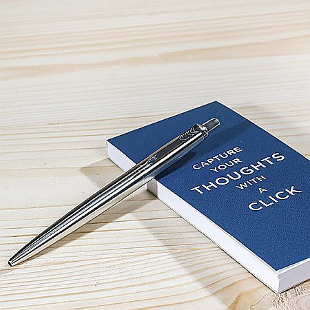 PARKER SET PIX JOTTER STEEL + NOTES 160245 [3]