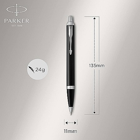 PARKER SET IM DUO STANDARD BLACK-SILVER STILOU + PIX CT 160390 [2]