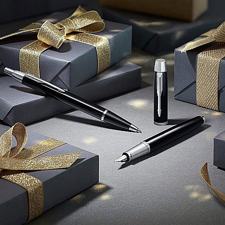 PARKER SET IM DUO STANDARD BLACK-SILVER STILOU + PIX CT 160390 [6]
