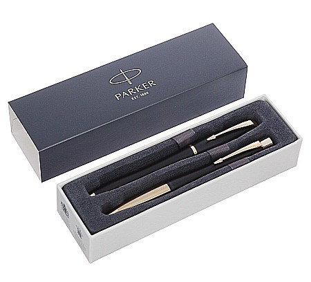 PARKER SET URBAN DUO STILOU + ROLLER GT, PENITA M, MATTE BLACK WITH GOLD 160392 [1]