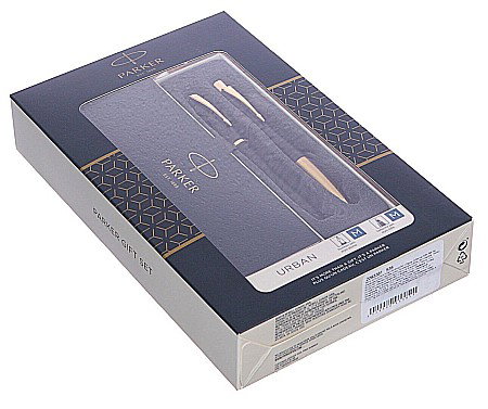 PARKER SET URBAN DUO STILOU + ROLLER GT, PENITA M, MATTE BLACK WITH GOLD 160392 [2]