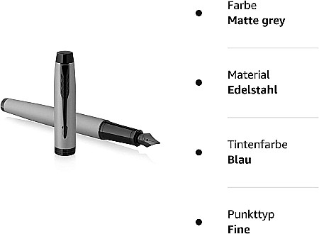 PARKER STILOU ACHROMATIC SILVER BT PENITA F 160428 [7]