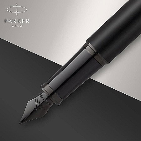 Stilou Parker IM Royal Achromatic Black BT Peniță F [3]