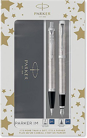 INSTRUMENTE SCRIS DE LUX SI CADOURI - PARKER SET IM DUO ESSENTIAL STILOU + PIX STEEL CT M 160630