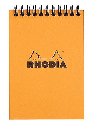 Blocnotes - RH BLOC NOTES A6 SPIRA 80F AR ORANGE RHODIA 13500C