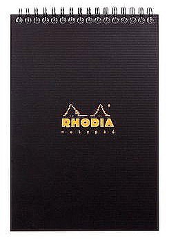 Blocnotes - RH BLOC NOTES A5 SPIRA 80F DR BLACK RHODIA 16921C