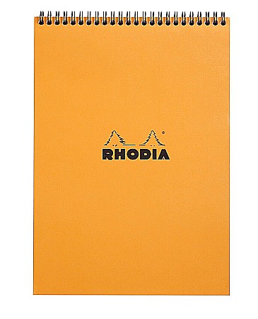 RH BLOC NOTES A4 SPIRA 80F AR ORANGE RHODIA 18500C [0]