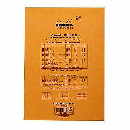 RH BLOC NOTES A4 SPIRA 80F AR ORANGE RHODIA 18500C [2]