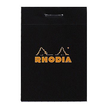 Blocnotes - RH BLOC NOTES A8 80F N10 AR BLACK RHODIA 102009C