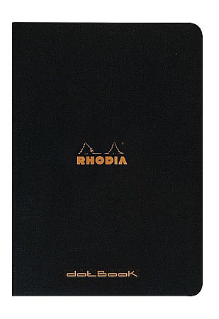 Caiete pentru studenti - BLOC NOTES A4 48F DOT PAD BLACK RHODIA 119166C