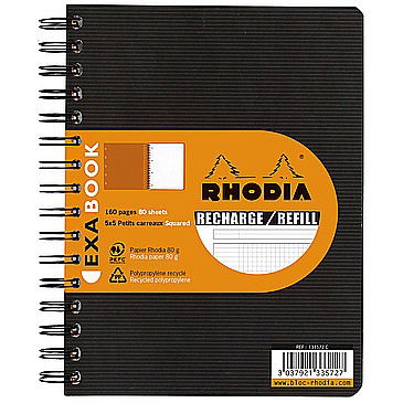 Caiete pentru studenti - RH REZERVA EXABOOK A5 80F AR RHODIA 133572C