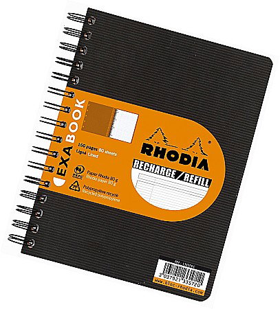 Caiete pentru studenti - RH REZERVA EXABOOK A5 80F DR RHODIA 133576C