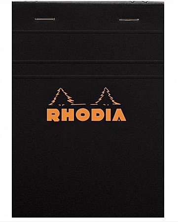 Blocnotes - RH BLOC NOTES A6 80F N13 DR BLACK RHODIA 136009C