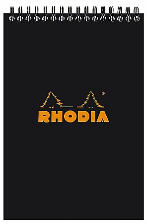 Blocnotes - RH BLOC NOTES A5 SPIRA 80F DR BLACK RHODIA 165019C
