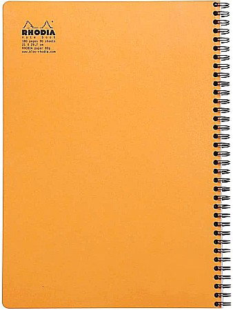 BLOC NOTES A4+ SPIRA 80F L+M ORANGE RHODIA 193108C [2]