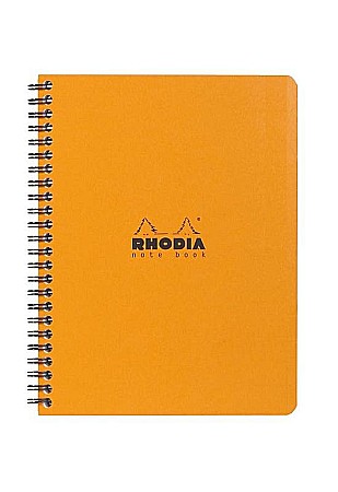 Carnetele, notesuri pt studenti - RH CAIET A5 80F AR SPIRA ORANGE RHODIA 193428C