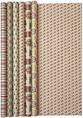 Hartie Ambalaj Christmas - CF HARTIE AMBALAJ 0.70*2M BROWN KRAFT 60GR MOTIV CRACIUN 223799C