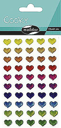 Stickere Decorative - CF STICKER 3D COOKY 7.5*12CM MAILDOR INIMI MULTICOLORE 560380C