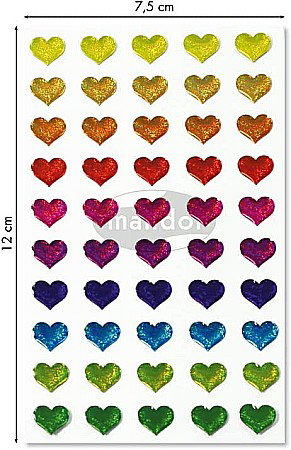 CF STICKER 3D COOKY 7.5*12CM MAILDOR INIMI MULTICOLORE 560380C [1]