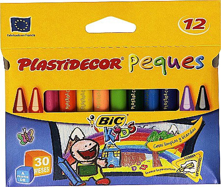 Creioane cerate colorate - CREIOANE CERATE BIC TRIUNGHIULARE 12/SET 216875774