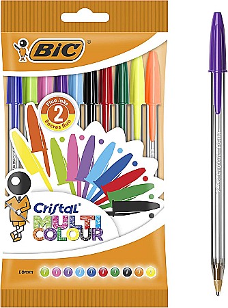 PIX BIC CRISTAL 10 CULORI/SET 216943437 [0]