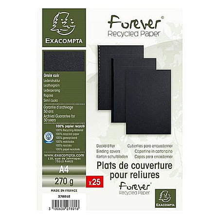 APARATURĂ ȘI PRODUSE DE BIROU - EX COPERTA CARTON IMITATIE PIELE A4 NEGRU 25/SET 27801E/27809E