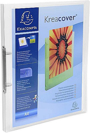 Caiete mecanice A4 - EX CAIET MECANIC A4 PP 2 INELE TRANSLUCID CULORI ASORTATE 54960E