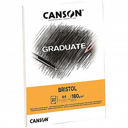 Blocuri de desen profesionale - PR BLOC CANSON GRADUATE BRISTOL A5 20F, 180GR/M2 400110382