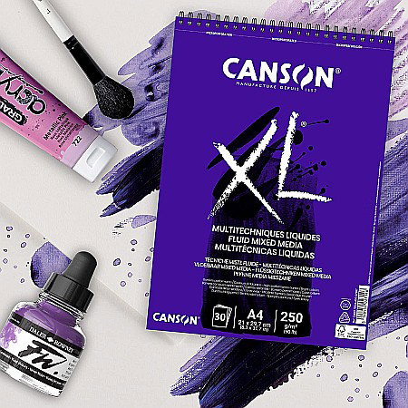PR BLOC SCHITE  CANSON FLUID MIX MEDIA A4 XL 30F 250G 400110533 [1]