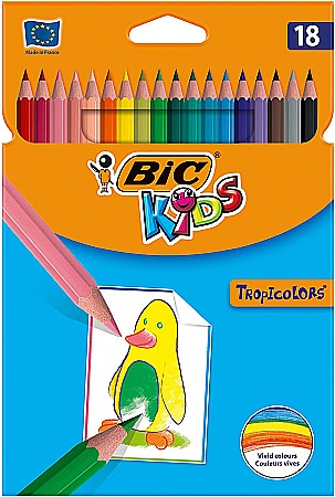 RECHIZITE SCOLARE IPB - CREIOANE COLORATE BIC TROPICOLORS 18/SET BC832567/C1794 2169375172