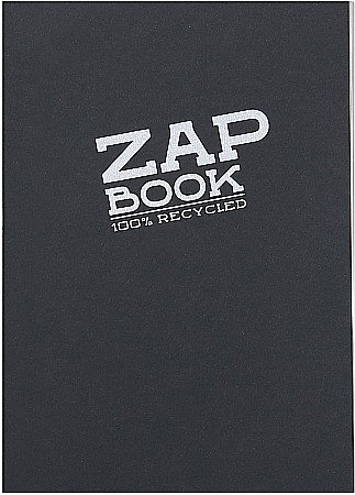 Blocuri de desen profesionale - CF CAIET SCHITE A5 ZAP BOOK 160F 80GR/m2 NEGRU CLAIREFONTAINE 3364C