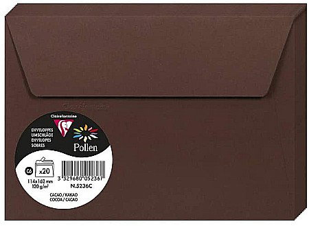 Plicuri pf - PLIC CLAIREFONTAINE C6 20/SET CACAO 5236C