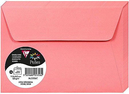 PLIC CLAIREFONTAINE C6 20/SET LITCHI 5356C [0]