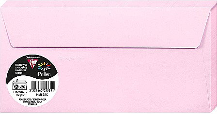 Plicuri Colorate - PLIC CLAIREFONTAINE DL 20/SET ROZ PASTEL 5535C